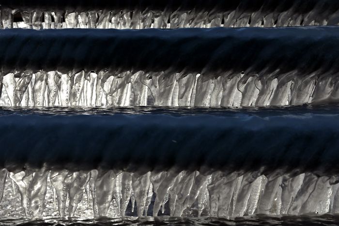 Freezing Temperatures And Strong Winds Turned Balaton Lake Into A Winter Wonderland Freezing Temperatures And Strong Winds Turned Balaton Lake Into A Winter Wonderland