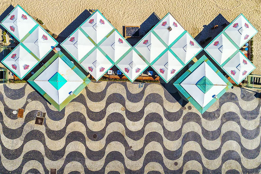 Leme Beach, Close To Copacabana Beach, Rio De Janeiro By Americo Vermelho