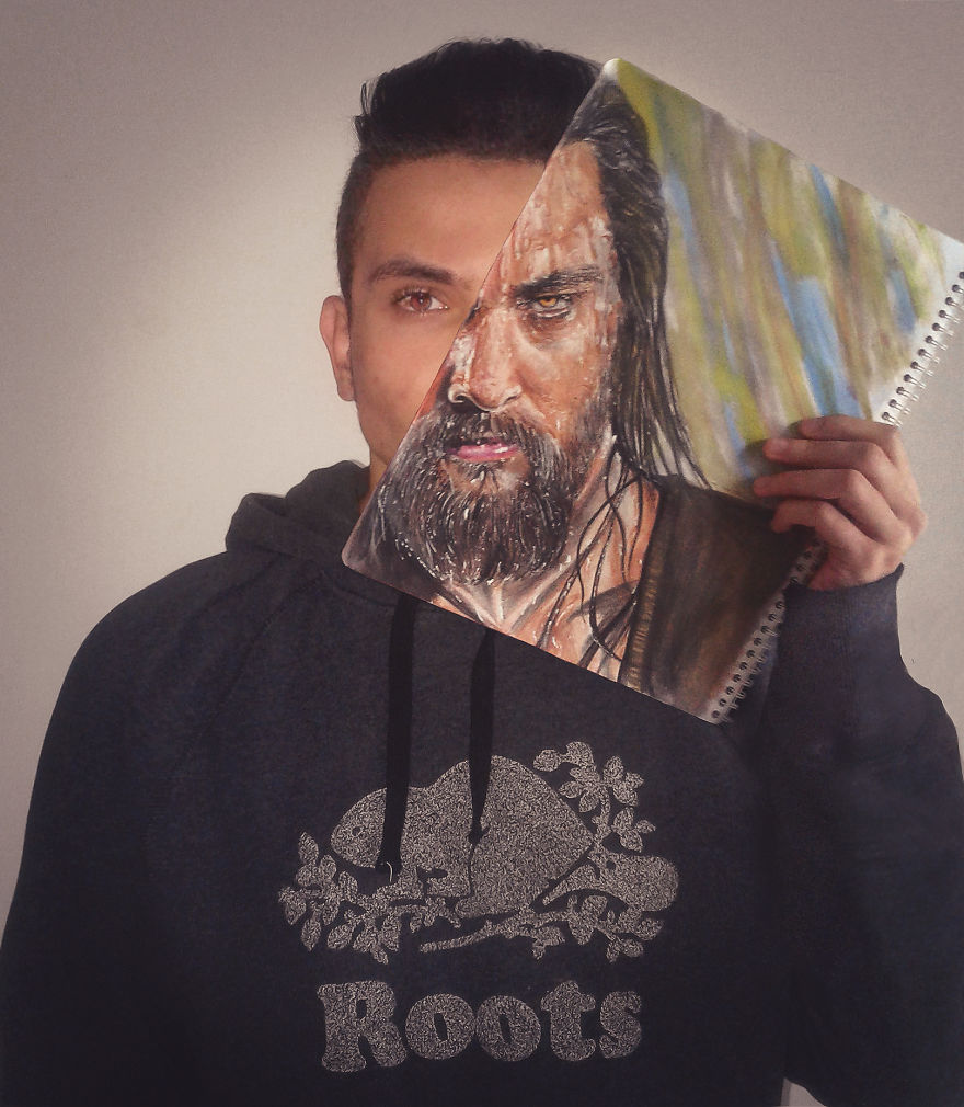 Aquaman Drawing That Took 3 Days