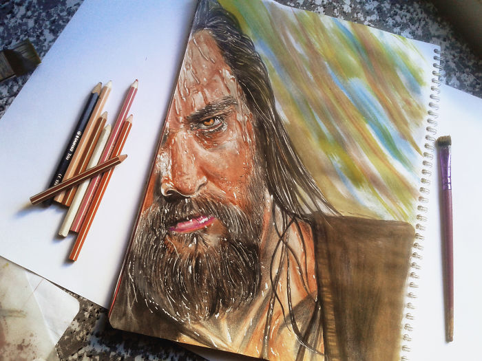 Aquaman Drawing That Took 3 Days