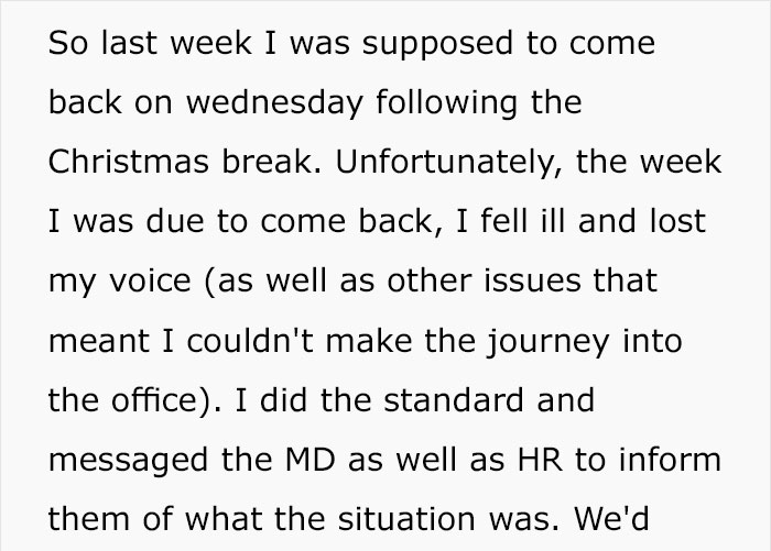 People Are Applauding The Way This Employee Got Revenge On His Boss Who Made Him Work While Sick People Are Applauding The Way This Employee Got Revenge On His Boss Who Made Him Work While Sick