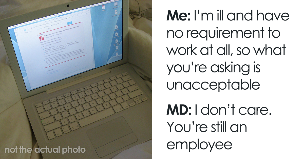 People Are Applauding The Way This Employee Got Revenge On His Boss Who Made Him Work While Sick