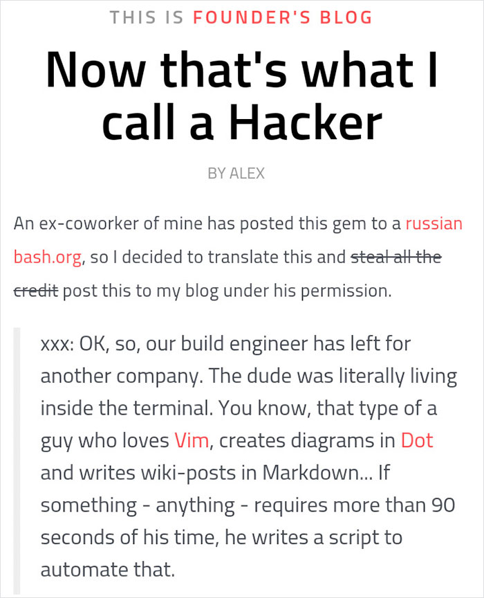 Employees Discover That Their Ex-Coworker Was A Genius Hacker Who Took Laziness To The Next Level