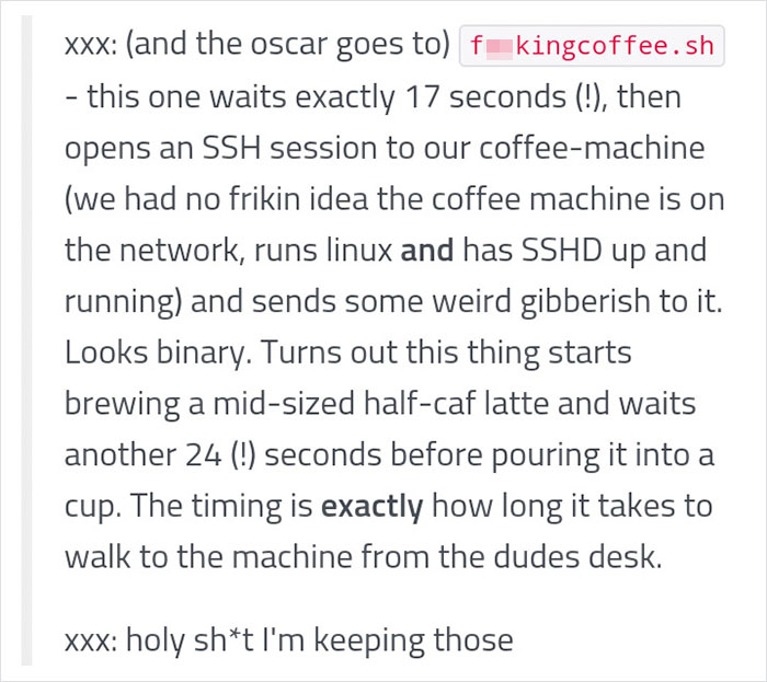 Employees Discover That Their Ex-Coworker Was A Genius Hacker Who Took Laziness To The Next Level Employees Discover That Their Ex-Coworker Was A Genius Hacker Who Took Laziness To The Next Level