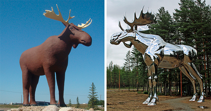 Norway Builds World's Tallest Moose Statue, Canada Strikes Back