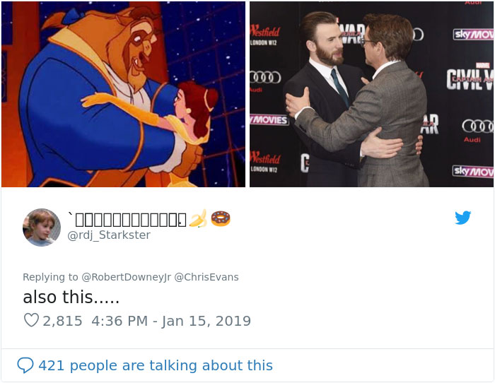 Chris Evans Robert Downey Jr Disney