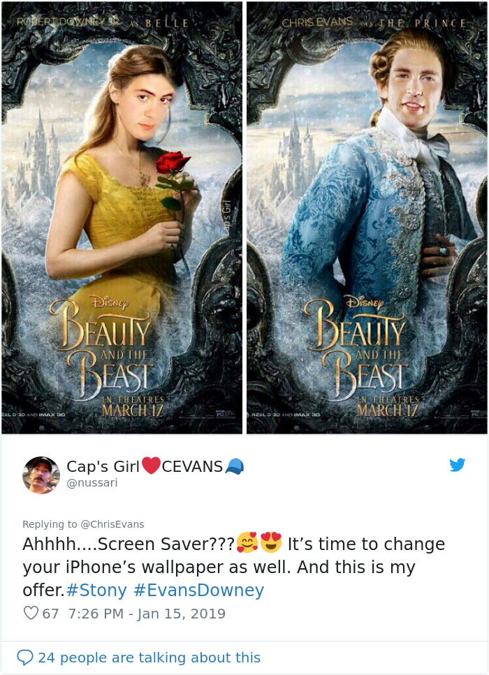 Chris Evans Robert Downey Jr Disney