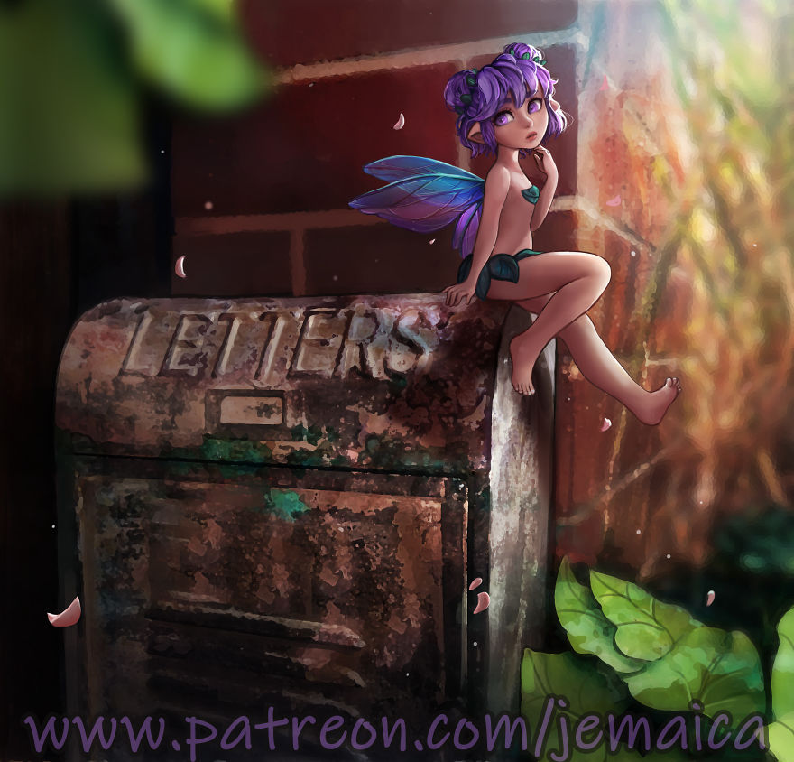 I'm Making An Illustrated Short Story About A Fairy Restoring The Earth's Flora After Nuclear War I'm Making An Illustrated Short Story About A Fairy Restoring The Earth's Flora After Nuclear War