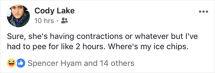 Man Posts Hilarious Live Updates Of His Wife Giving Birth, And It Will Crack You Up