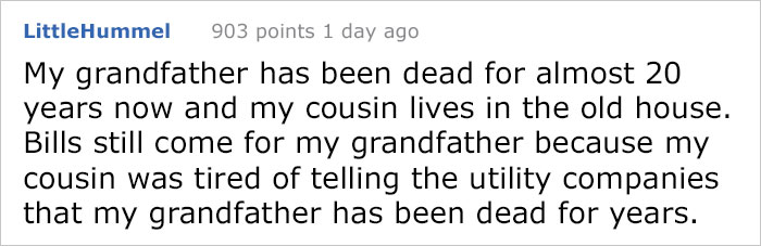 A Utility Company Demanded To Speak With Dead House Owner Directly, So His Daughter Brought Him To The Appointment