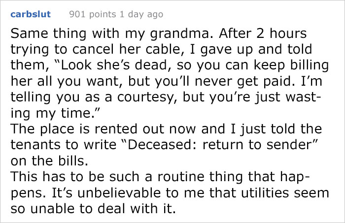 A Utility Company Demanded To Speak With Dead House Owner Directly, So His Daughter Brought Him To The Appointment