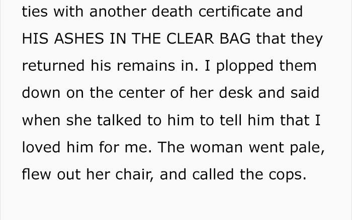 A Utility Company Demanded To Speak With Dead House Owner Directly, So His Daughter Brought Him To The Appointment