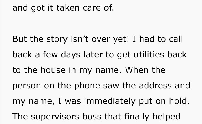 A Utility Company Demanded To Speak With Dead House Owner Directly, So His Daughter Brought Him To The Appointment