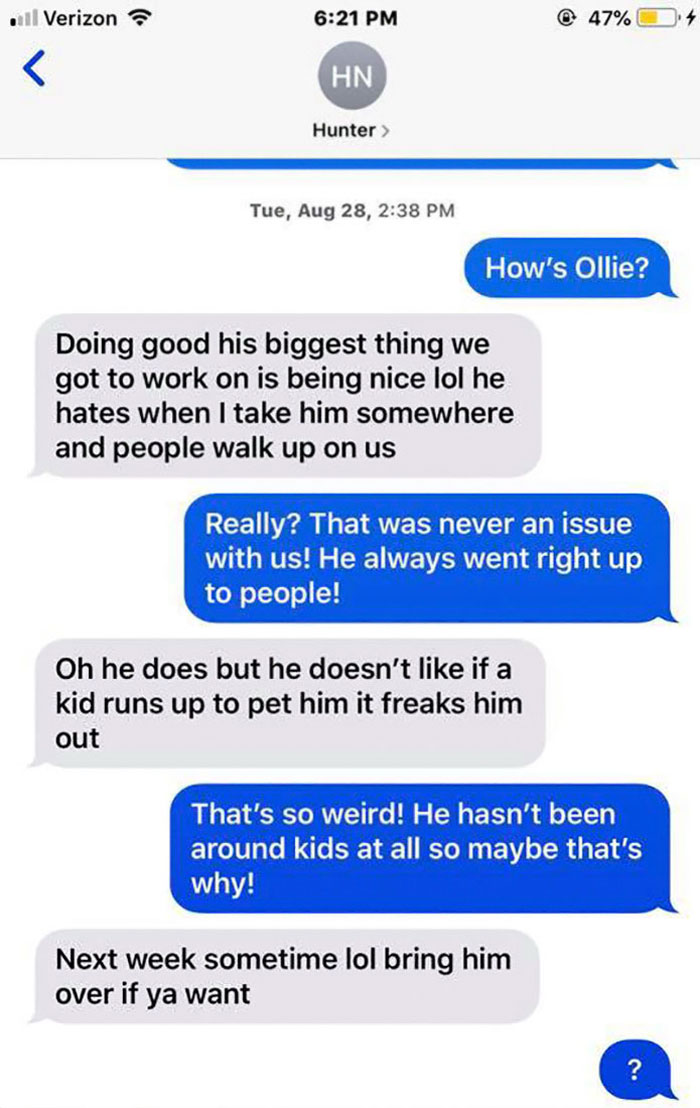 A Dog Trainer Who Allegedly Killed Or Sold A Dog In His Care Asked Not To Post His Texts On Social Media - Here They Are A Dog Trainer Who Allegedly Killed Or Sold A Dog In His Care Asked Not To Post His Texts On Social Media - Here They Are