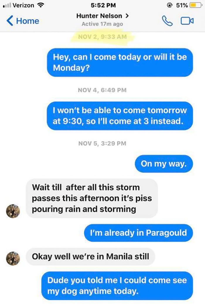 A Dog Trainer Who Allegedly Killed Or Sold A Dog In His Care Asked Not To Post His Texts On Social Media - Here They Are A Dog Trainer Who Allegedly Killed Or Sold A Dog In His Care Asked Not To Post His Texts On Social Media - Here They Are