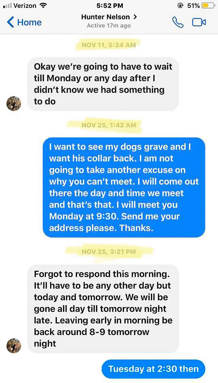 A Dog Trainer Who Allegedly Killed Or Sold A Dog In His Care Asked Not To Post His Texts On Social Media - Here They Are A Dog Trainer Who Allegedly Killed Or Sold A Dog In His Care Asked Not To Post His Texts On Social Media - Here They Are