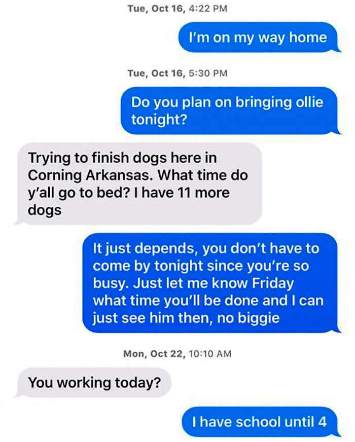 A Dog Trainer Who Allegedly Killed Or Sold A Dog In His Care Asked Not To Post His Texts On Social Media - Here They Are A Dog Trainer Who Allegedly Killed Or Sold A Dog In His Care Asked Not To Post His Texts On Social Media - Here They Are