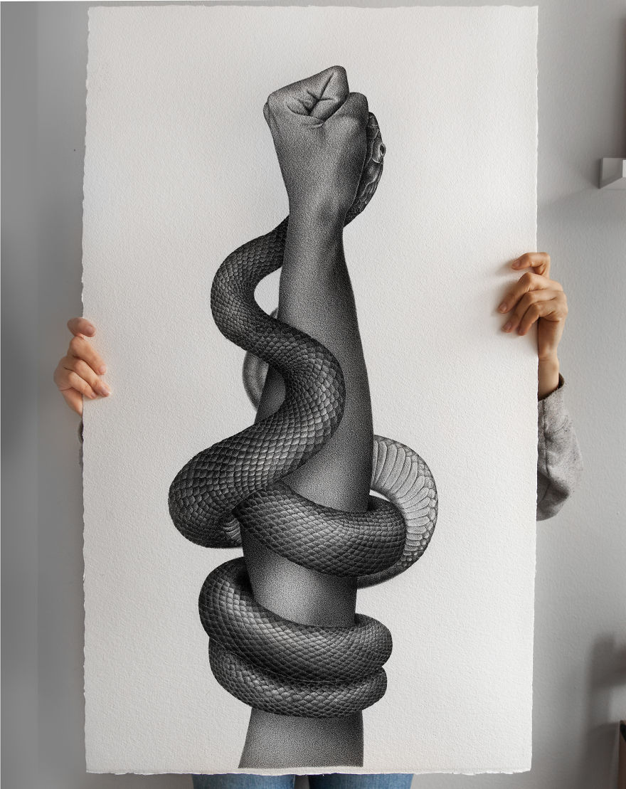 I Create Drawings Dot By Dot With A Pen And It Takes Hundreds Of Hours I Create Drawings Dot By Dot With A Pen And It Takes Hundreds Of Hours