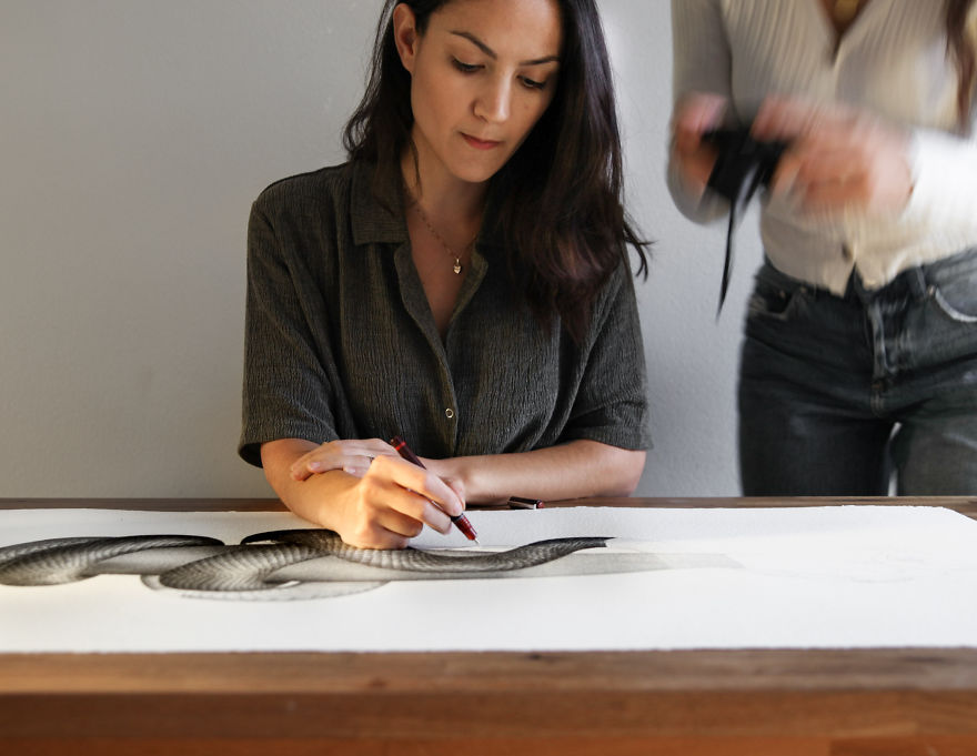 I Create Drawings Dot By Dot With A Pen And It Takes Hundreds Of Hours