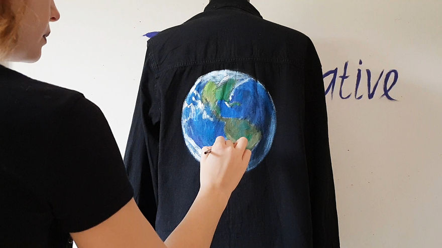 I Turned H&m Shirt Into The Piece Of Art To Spread The Message About Harmful Impact Of Fast Fashion I Turned H&m Shirt Into The Piece Of Art To Spread The Message About Harmful Impact Of Fast Fashion