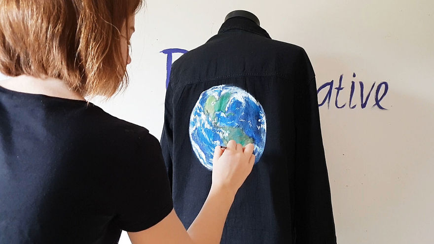 I Turned H&m Shirt Into The Piece Of Art To Spread The Message About Harmful Impact Of Fast Fashion I Turned H&m Shirt Into The Piece Of Art To Spread The Message About Harmful Impact Of Fast Fashion