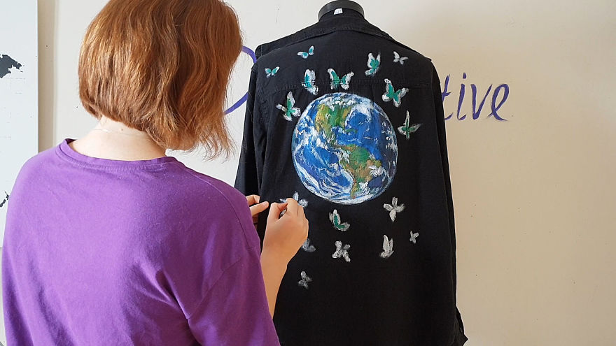 I Turned H&m Shirt Into The Piece Of Art To Spread The Message About Harmful Impact Of Fast Fashion I Turned H&m Shirt Into The Piece Of Art To Spread The Message About Harmful Impact Of Fast Fashion