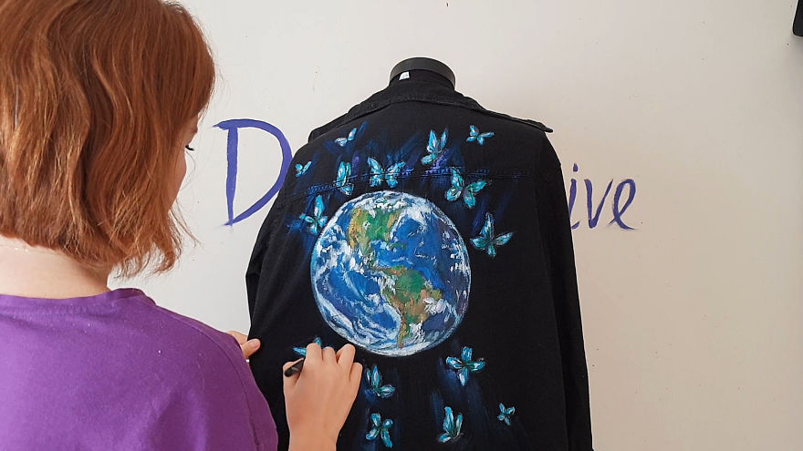 I Turned H&m Shirt Into The Piece Of Art To Spread The Message About Harmful Impact Of Fast Fashion I Turned H&m Shirt Into The Piece Of Art To Spread The Message About Harmful Impact Of Fast Fashion