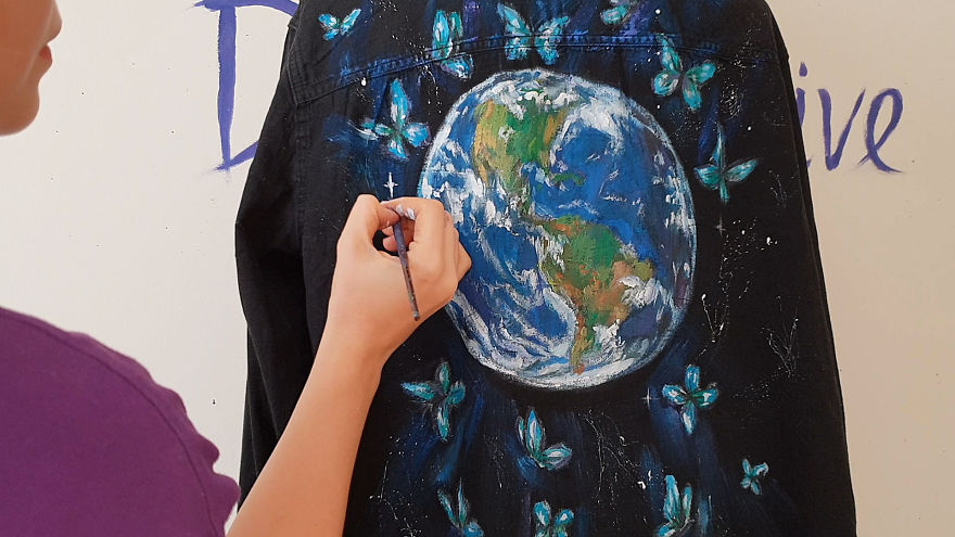 I Turned H&m Shirt Into The Piece Of Art To Spread The Message About Harmful Impact Of Fast Fashion I Turned H&m Shirt Into The Piece Of Art To Spread The Message About Harmful Impact Of Fast Fashion