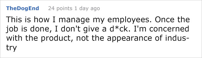 Boss Asks If He Should Fire Efficient Employee Who Finishes Work Early And Then Plays Video Games Boss Asks If He Should Fire Efficient Employee Who Finishes Work Early And Then Plays Video Games