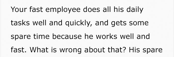 Boss Asks If He Should Fire Efficient Employee Who Finishes Work Early And Then Plays Video Games Boss Asks If He Should Fire Efficient Employee Who Finishes Work Early And Then Plays Video Games