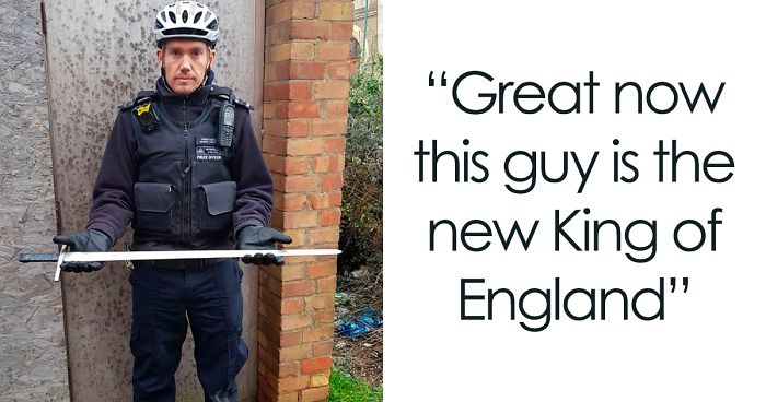 UK Police Post About A Sword Taken Off The Streets, Internet Can’t Stop Laughing