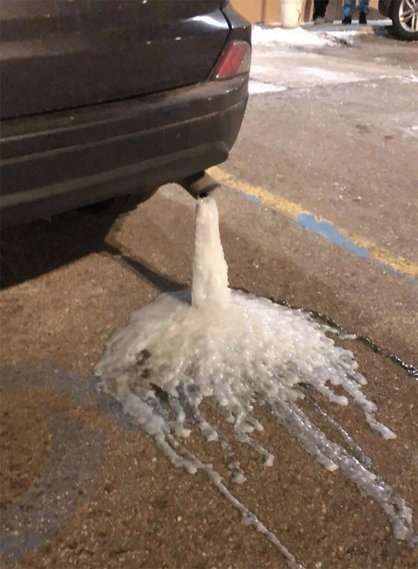 Letting My Car Heat Up During The Polar Vortex