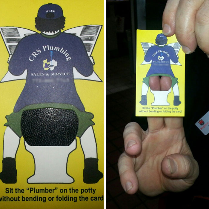 Thought You Would Appreciate This Business Card That A Customer Gave Me. It Took Me Ten Mins To Figure It Out