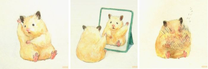 Artist Illustrates The Typical Life Of A Japanese Hamster And The Result Is Very Cute