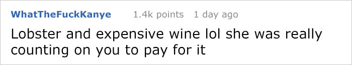 Guy Refuses To Pay $126 For His Date’s Food, So She Shows Him Her True Colors