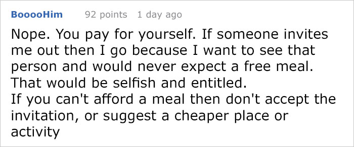 Guy Refuses To Pay $126 For His Date’s Food, So She Shows Him Her True Colors