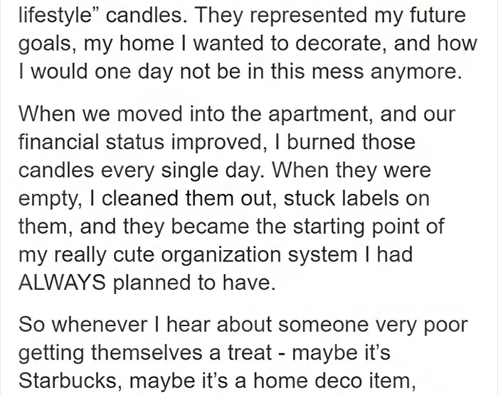 This Woman Who Couldn't Afford Food Explains Why She Spent $25 On Candles And Her Story Is Heartbreaking This Woman Who Couldn't Afford Food Explains Why She Spent $25 On Candles And Her Story Is Heartbreaking