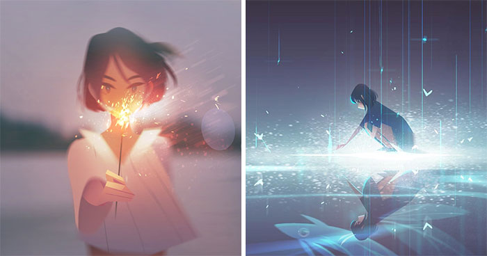 Artist Creates Illustrations That Turn Loneliness Into Magic