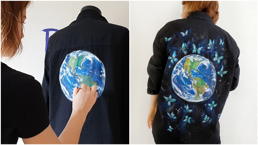 I Turned H&m Shirt Into The Piece Of Art To Spread The Message About Harmful Impact Of Fast Fashion I Turned H&m Shirt Into The Piece Of Art To Spread The Message About Harmful Impact Of Fast Fashion