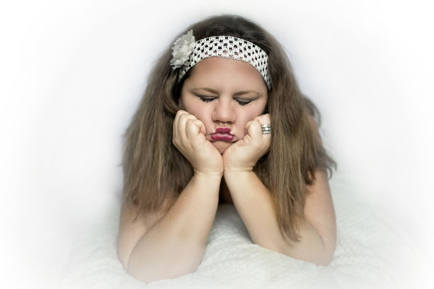 I Took Newborn Pictures Of My 34 Year Old Friend