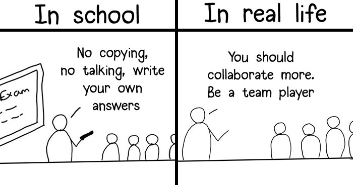 “Life In Bits”: My 35 Minimalistic Comics About The Everyday Life That Surrounds Us