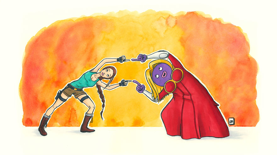 I Illustrated What Would Happen If Famous Cartoon Characters Fused Together, And Here's The Result (10 Pics)