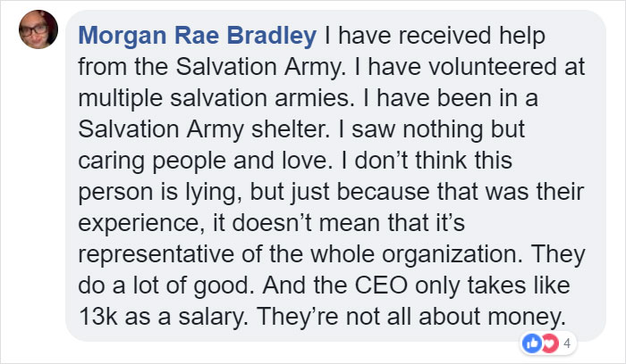 This Homeless Woman Explained Why People Should Stop Donating To The Salvation Army This Homeless Woman Explained Why People Should Stop Donating To The Salvation Army