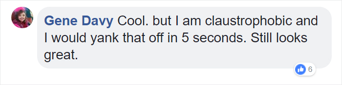 Doctors Tell This Man That He Needs To Wear A Mask To Help Him Breathe So He Turns It Into Alien Facehugger Doctors Tell This Man That He Needs To Wear A Mask To Help Him Breathe So He Turns It Into Alien Facehugger