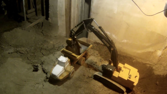 Guy Documents 14 Years Of Excavating His Basement With RC Toys, Has Over 6.3M Views Guy Documents 14 Years Of Excavating His Basement With RC Toys, Has Over 6.3M Views