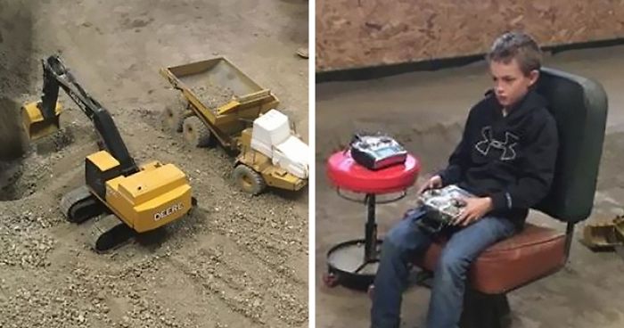 Guy Documents 14 Years Of Excavating His Basement With RC Toys, Has Over 6.3M Views