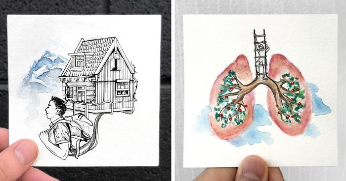 I Asked 30 People Two Simple Questions And Made Little Drawings Based On Their Inspiring Answers