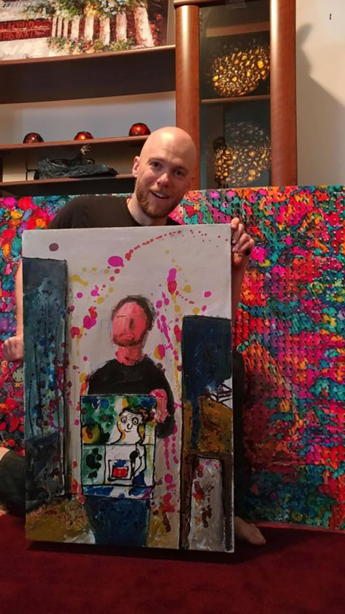 People Start A Chain Drawing After This Woman Thought No One Would Like Her Painting