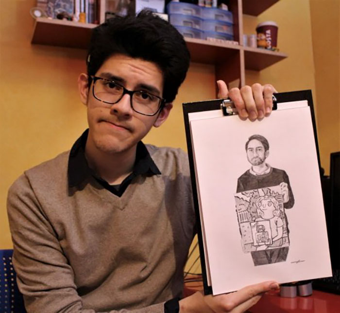 People Start A Chain Drawing After This Woman Thought No One Would Like Her Painting