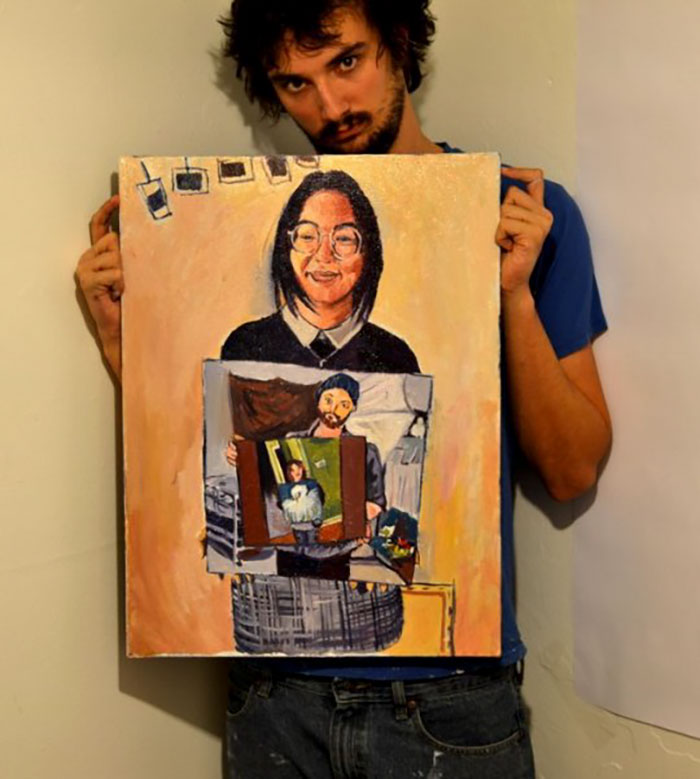 People Start A Chain Drawing After This Woman Thought No One Would Like Her Painting